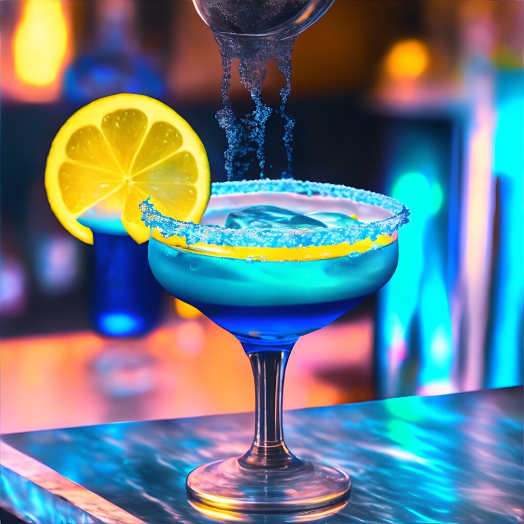 Coctel Margarita blue de Nick Havana Karaoke